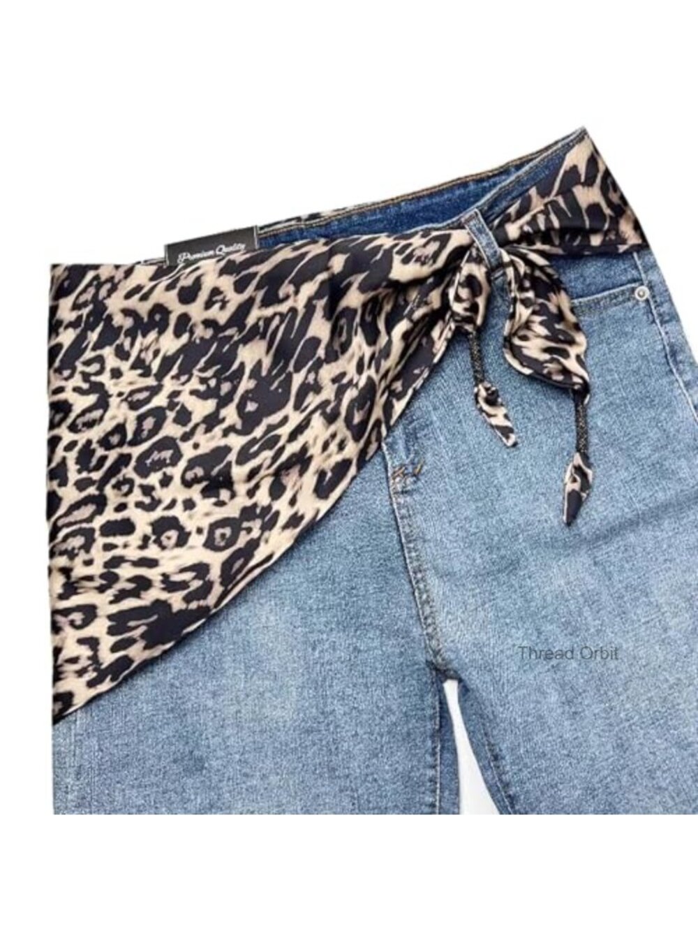 Satin Triangle Scarf Belt Waist Sash Hair Bandana Kerchief for Women